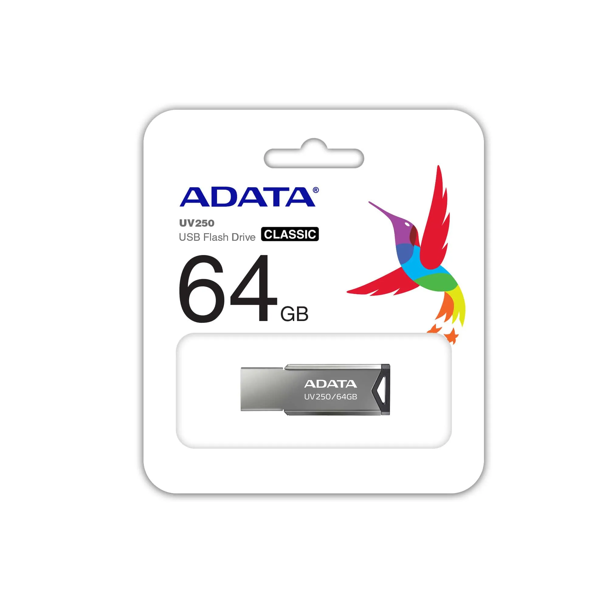 Memoria Flash Usb Adata De 64 Gb En Color Plata