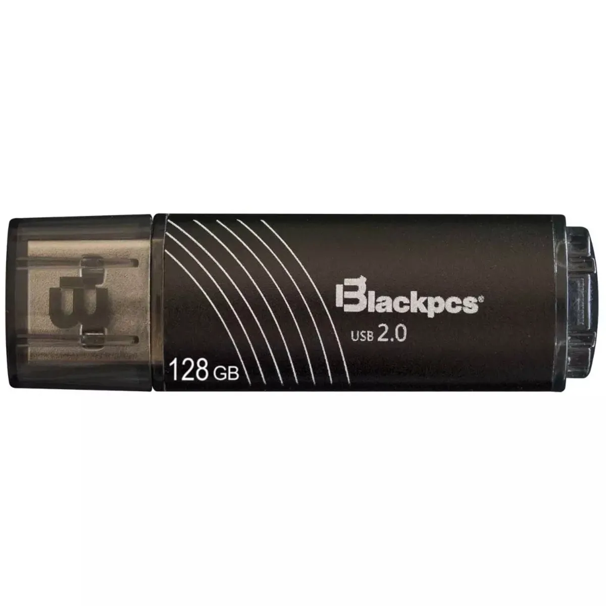 Memoria Flash Usb Blackpcs De 128 Gb Color Negro Plastico
