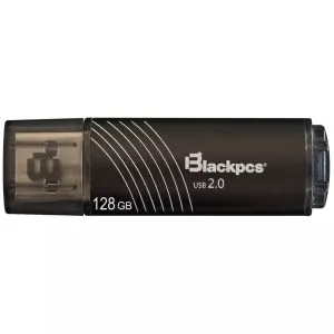 Memoria Flash Usb Blackpcs De 128 Gb Color Negro Plastico
