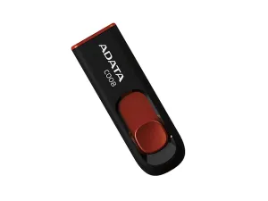 Memoria Usb Adata C008 64 Gb 2.0 Color Negro Rojo