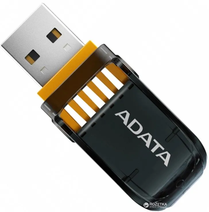 Memoria Usb Adata Ud230 64 Gb 2.0 Retractil Flash Color Negra