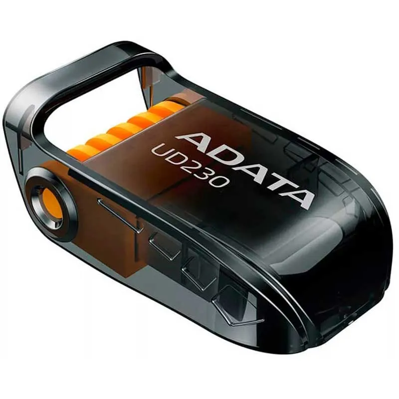 Memoria Usb Adata Ud230 64 Gb 2.0 Retractil Flash Color Negra