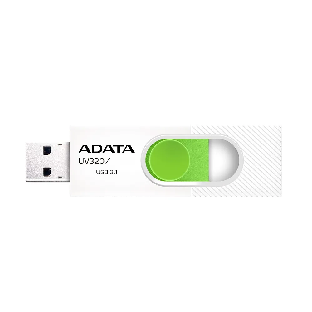 Memoria Usb Adata Uv320 128 Gb 3.1 Color Blanco Verde