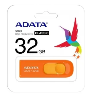 Memoria Usb Flash Adata C008 32 Gb 2.0 Color Naranja