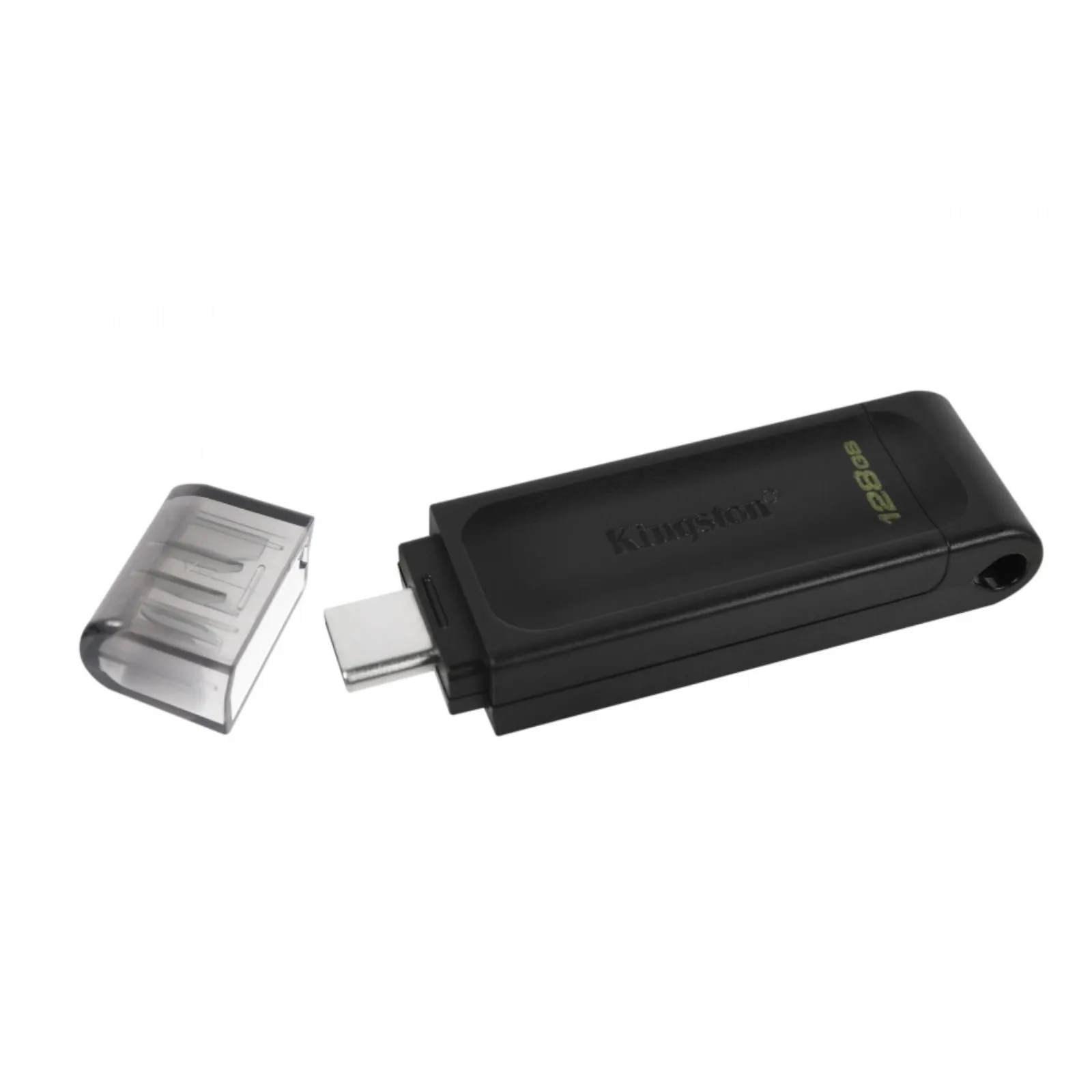 Memoria USB Kingston DataTraveler 70, 128GB, USB-C 3.2 Negro