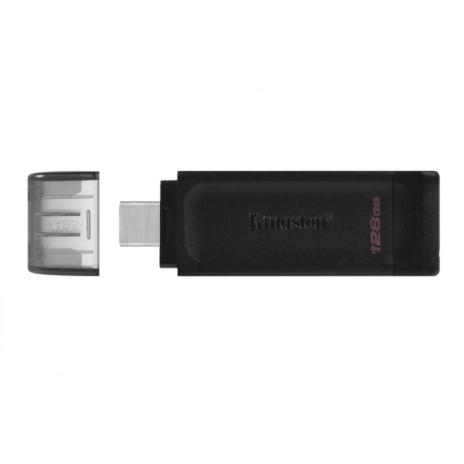 Memoria USB Kingston DataTraveler 70, 128GB, USB-C 3.2 Negro