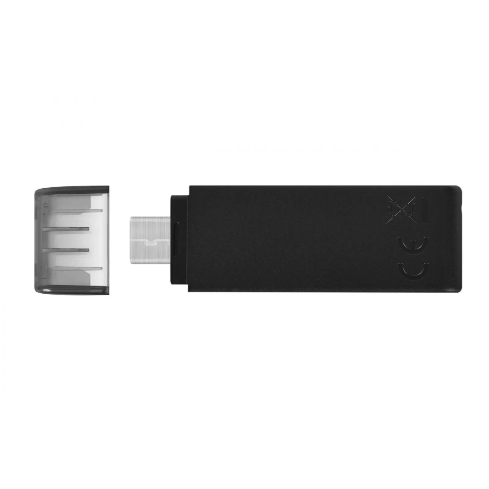 Memoria USB Kingston DataTraveler 70, 128GB, USB-C 3.2 Negro