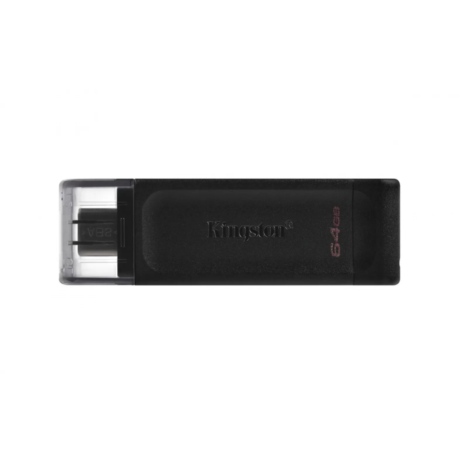 Memoria USB Kingston DataTraveler 70, 64GB, USB-C 3.2, Negro