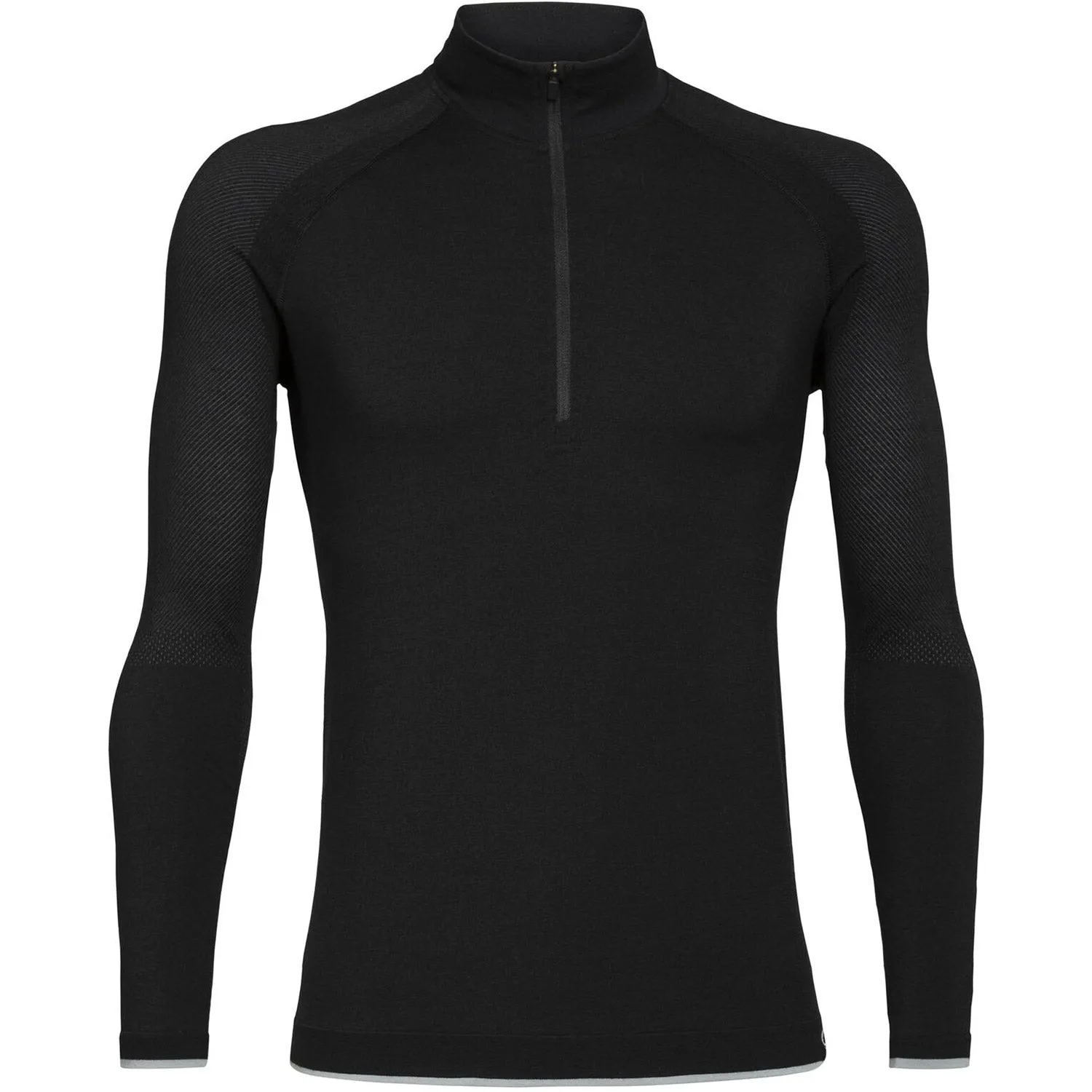 Mens 200 Zone Seamless Long Sleeve Halfzip Skivvy