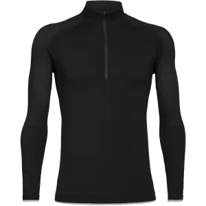 Mens 200 Zone Seamless Long Sleeve Halfzip Skivvy