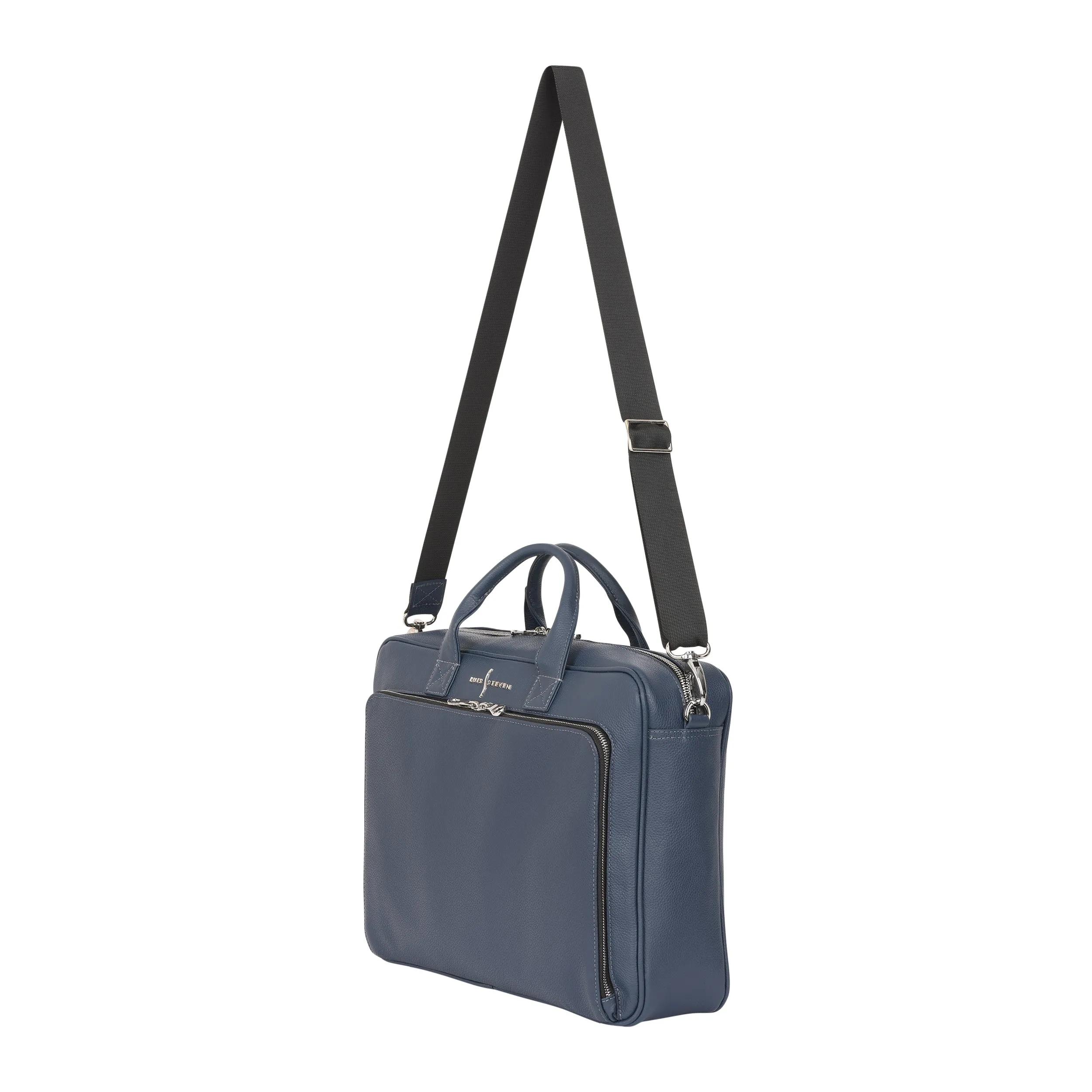 Men's Briefcase - Blue Pebble