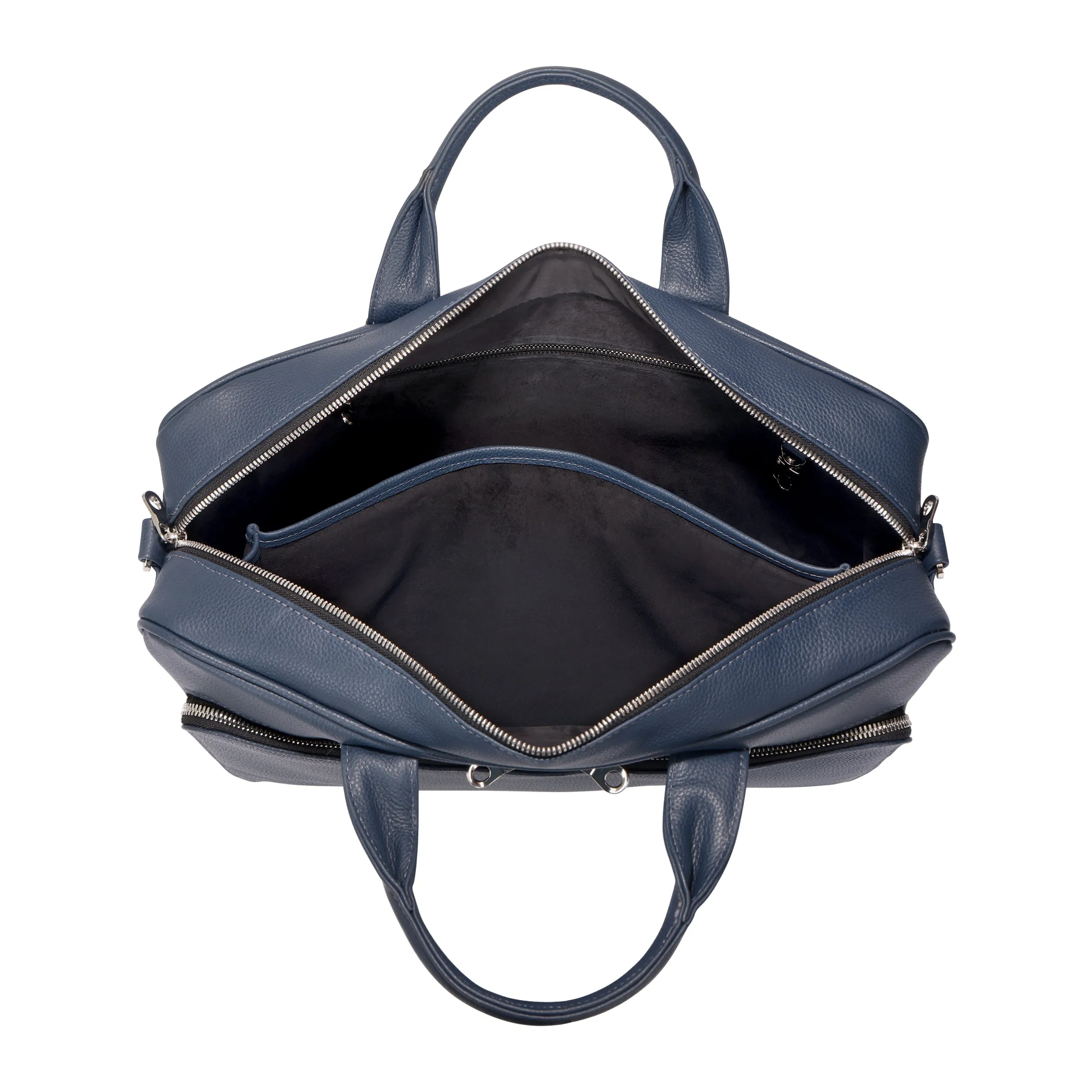 Men's Briefcase - Blue Pebble