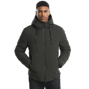 Men's Heated Hooded Winter Down Jacket