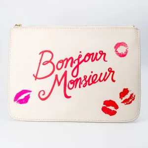 Merrion Square Bonjour Monsieur Gia Clutch Pouch