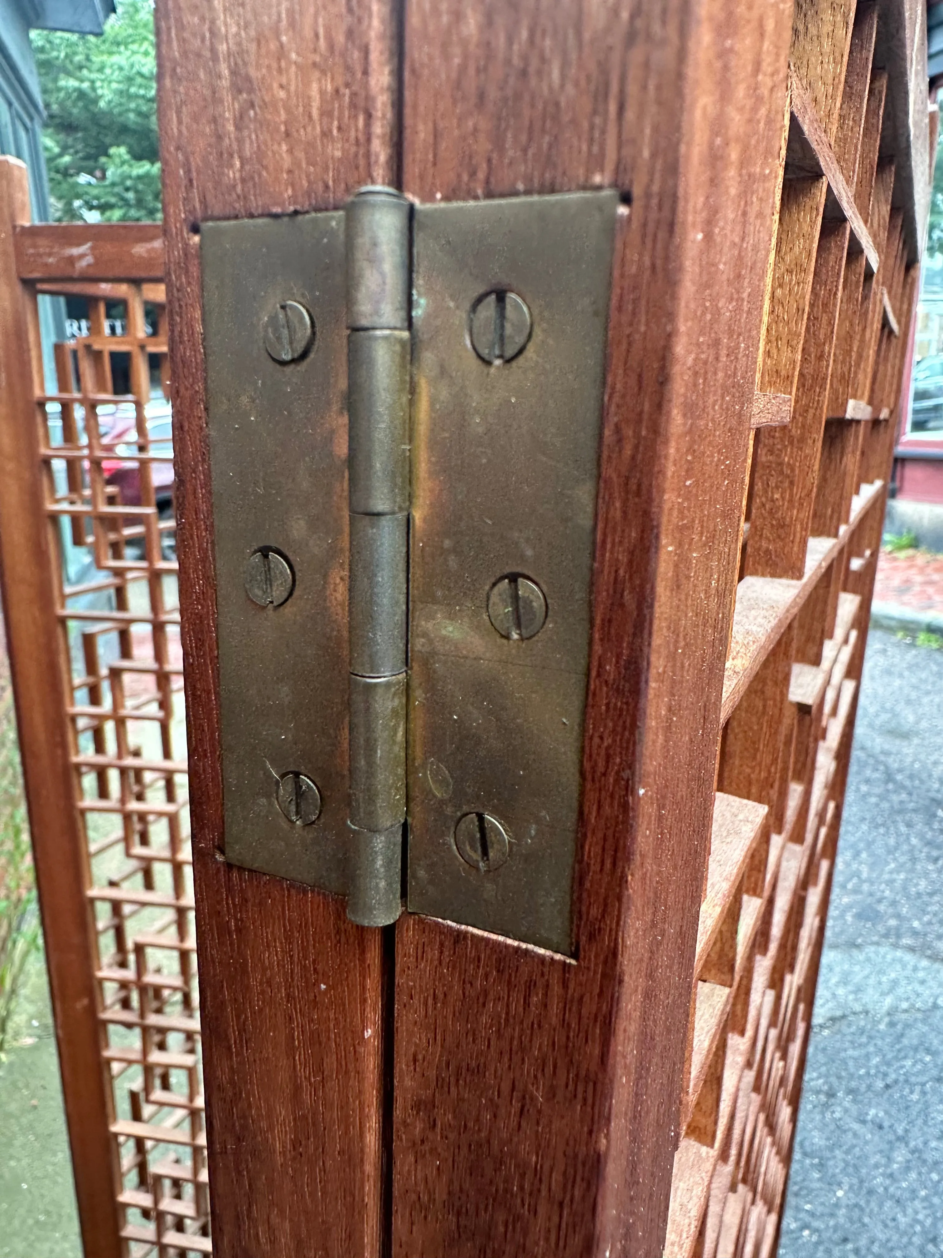 Mid Century Modern Teak Room Divider Screen