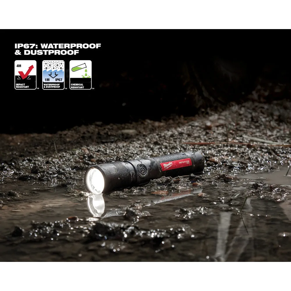 Milwaukee 2161-21 REDLITHIUM USB 1100L Twist Focus Flashlight