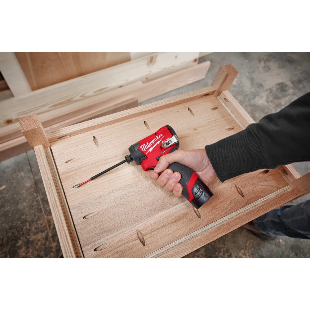 Milwaukee 3497-22 M12 FUEL 2-Tool Hammer Drill/Driver & Hex Impact Driver Combo Kit