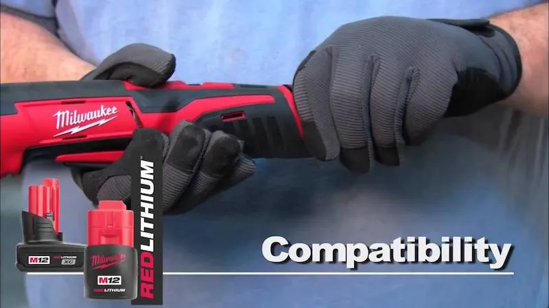 Milwaukee C12RAD-0 Cordless Right Angle Drill M12/ Right Angle Driver with 2 nos 3.0AH 12V Battery, 1 no 12V Charger and 1 Contractor Bag