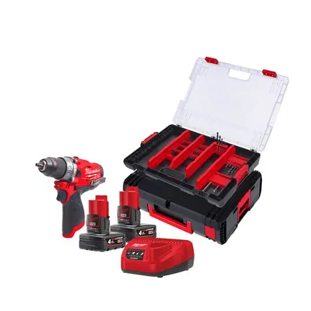 Milwaukee - M12FPD-402X 12V Percussion Dril Li-ion