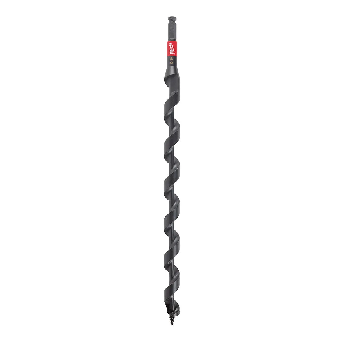 Milwaukee SHOCKWAVE 15/16" x 18" Lineman's Utility Auger Bit