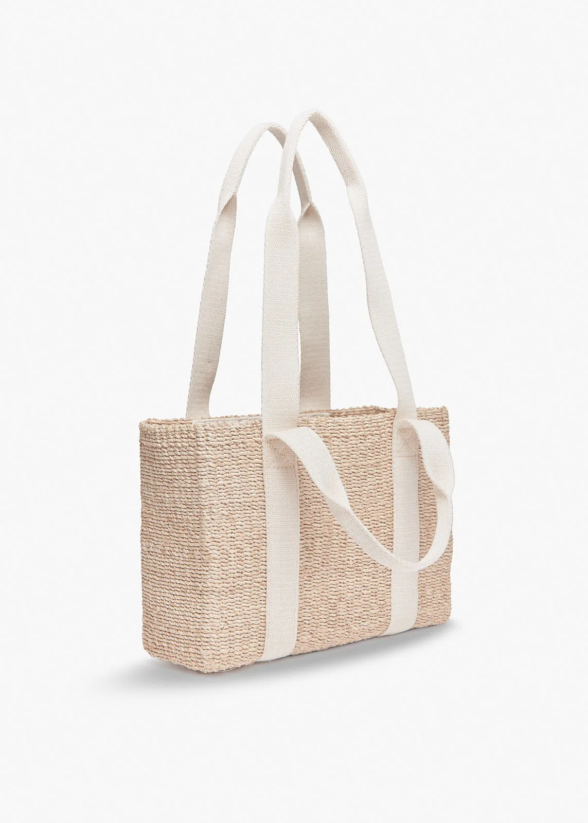 Mini Cherry Straw Tote Bag