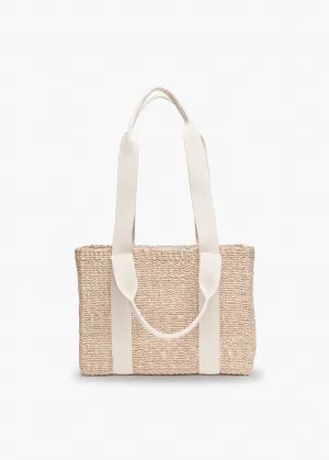 Mini Cherry Straw Tote Bag