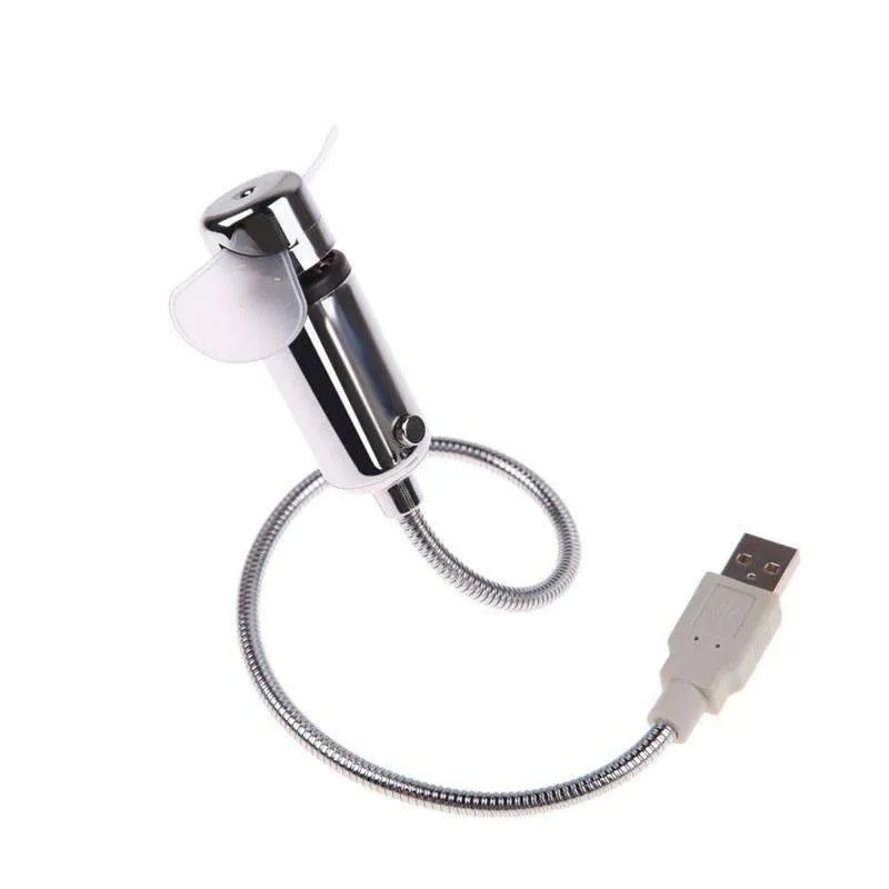 Mini LED Light USB Fan Clock High Quality