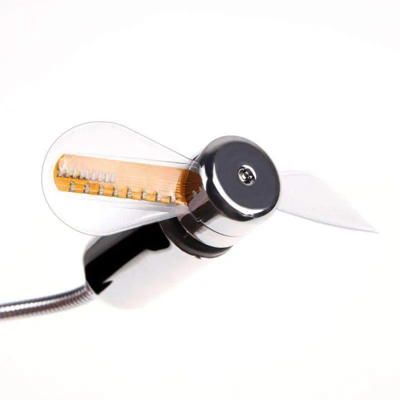 Mini LED Light USB Fan Clock High Quality