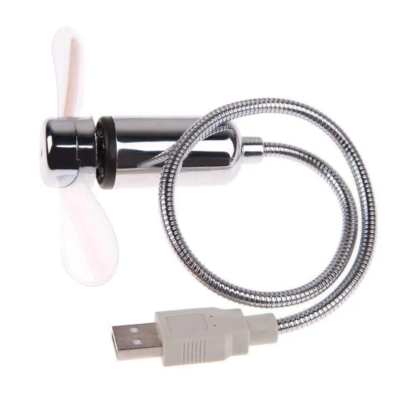Mini LED Light USB Fan Clock High Quality