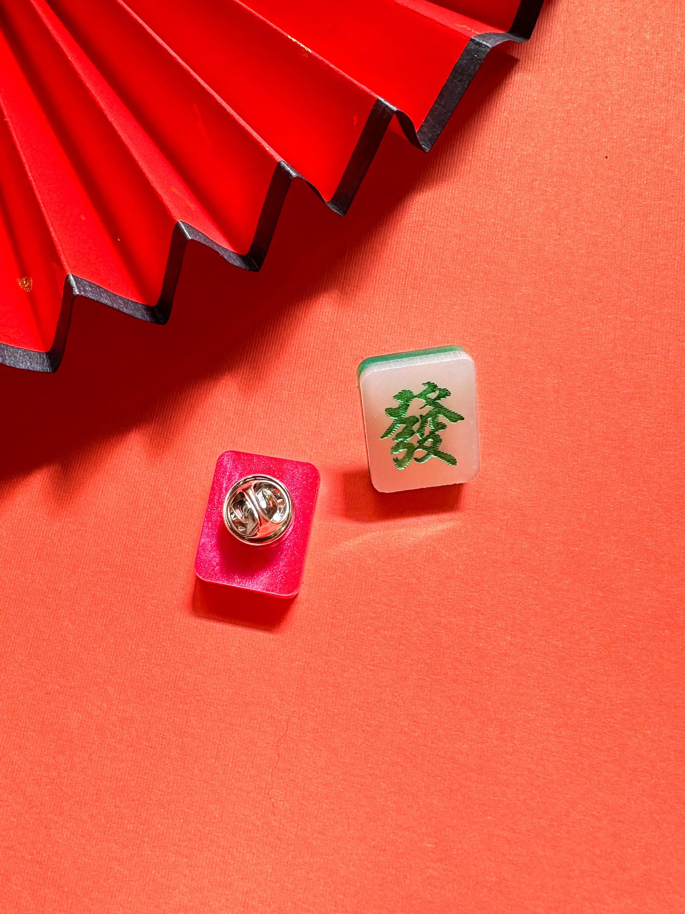 Mini Mahjong Tile Pins