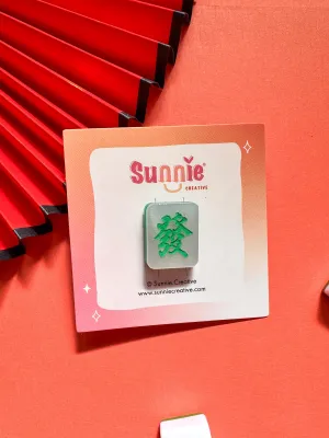 Mini Mahjong Tile Pins