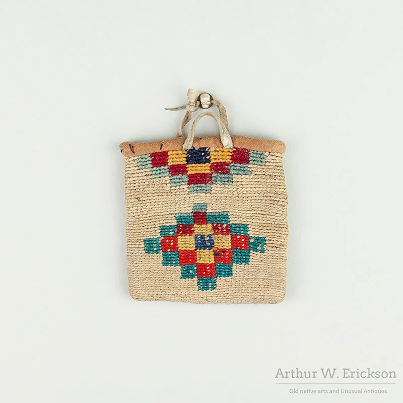 Miniature Child's Cornhusk Bag