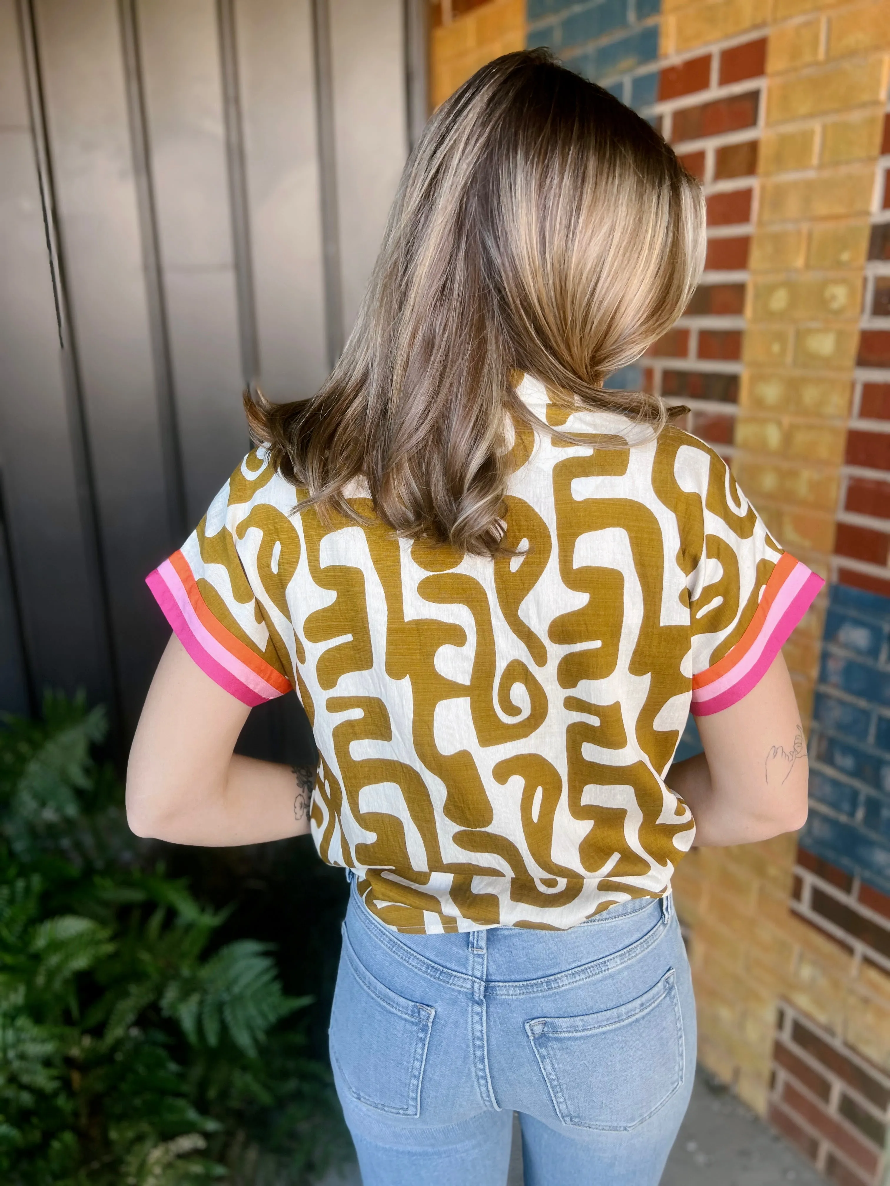 MONROE ZIP UP TOP