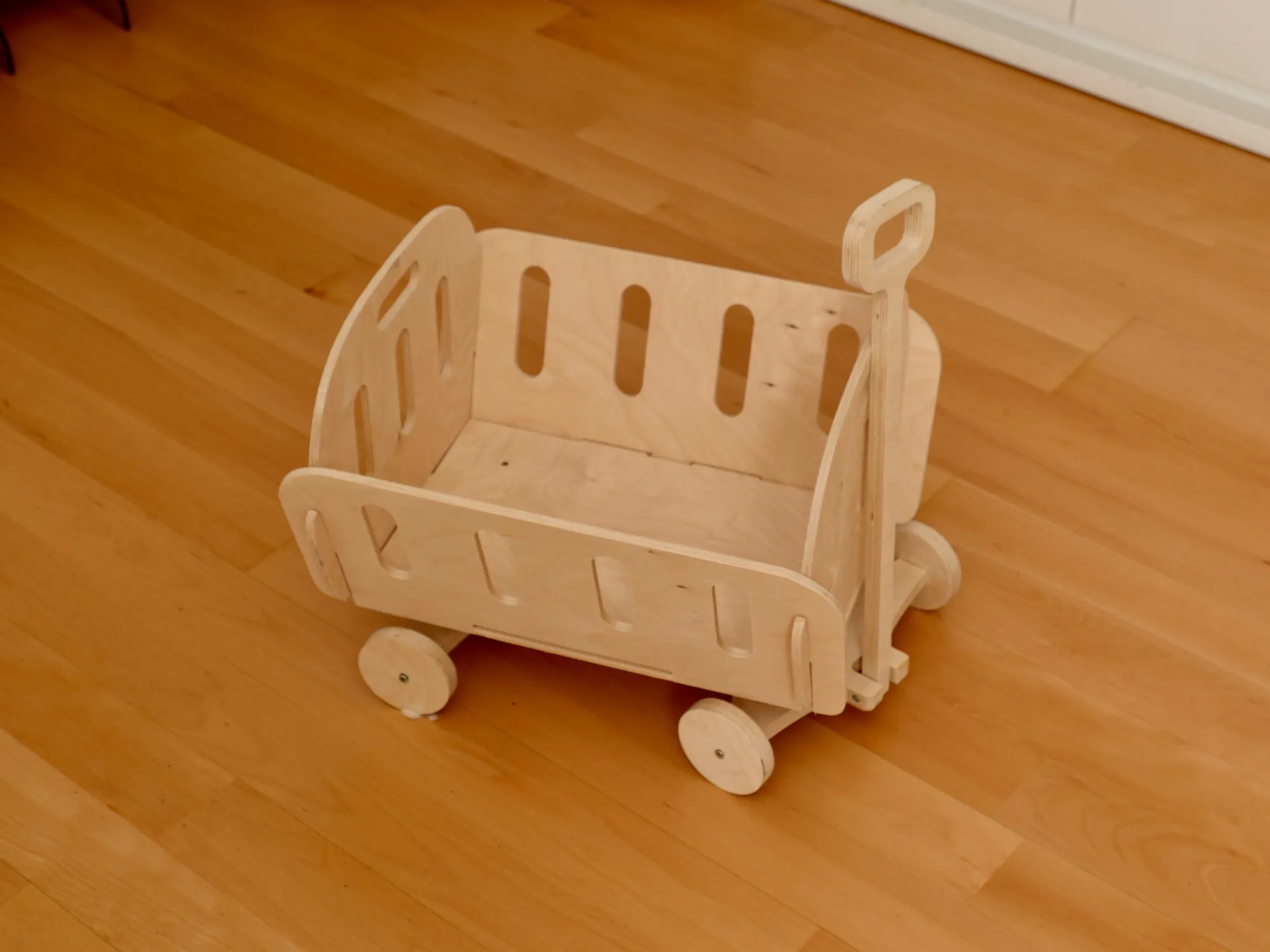 Montessori Wooden Toy Storage Organizer | Eco-Friendly Nursery & Playroom Toy Chest | Kids Furniture & Baby Gift