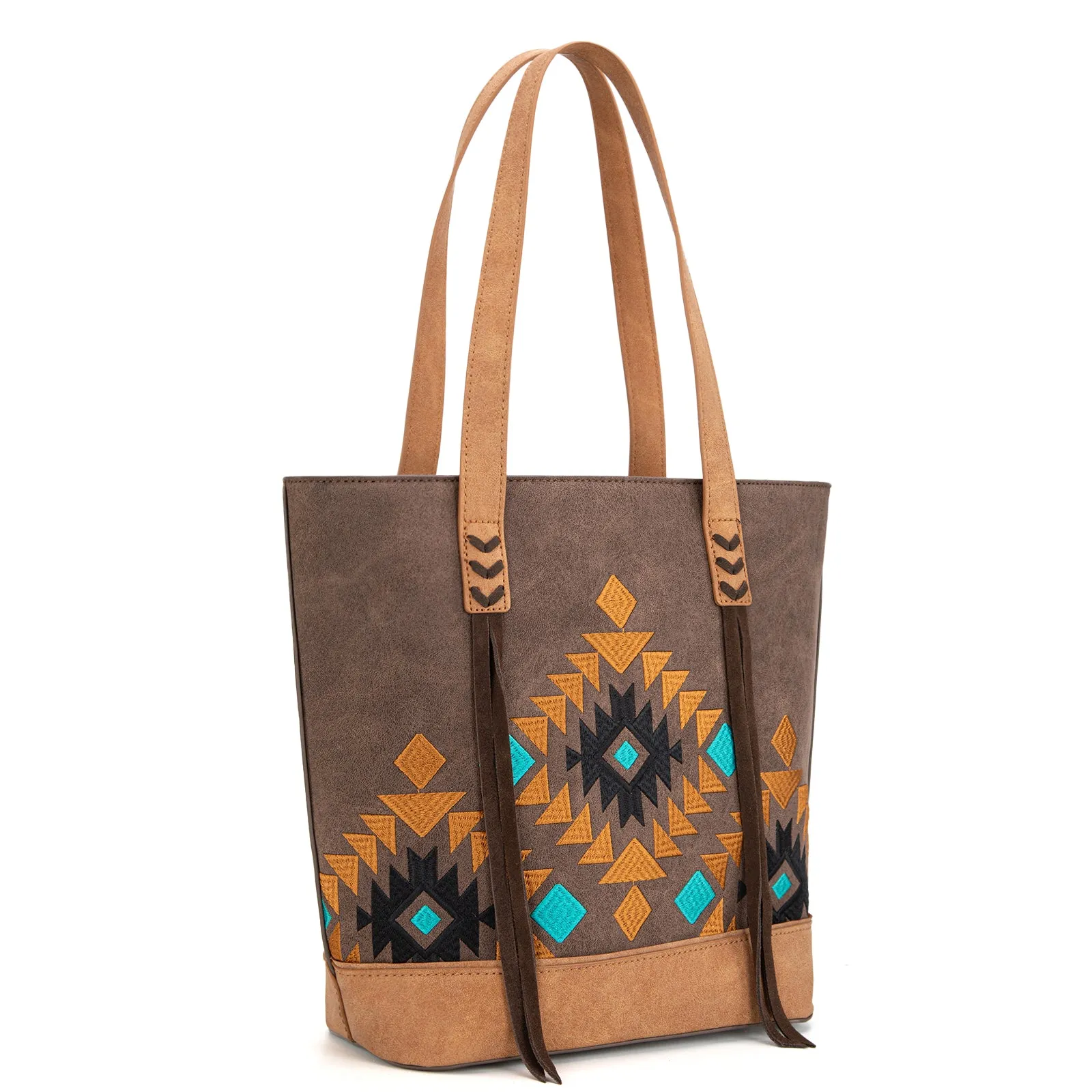 MW1312G-8317  Montana West Embroidered Collection Tote
