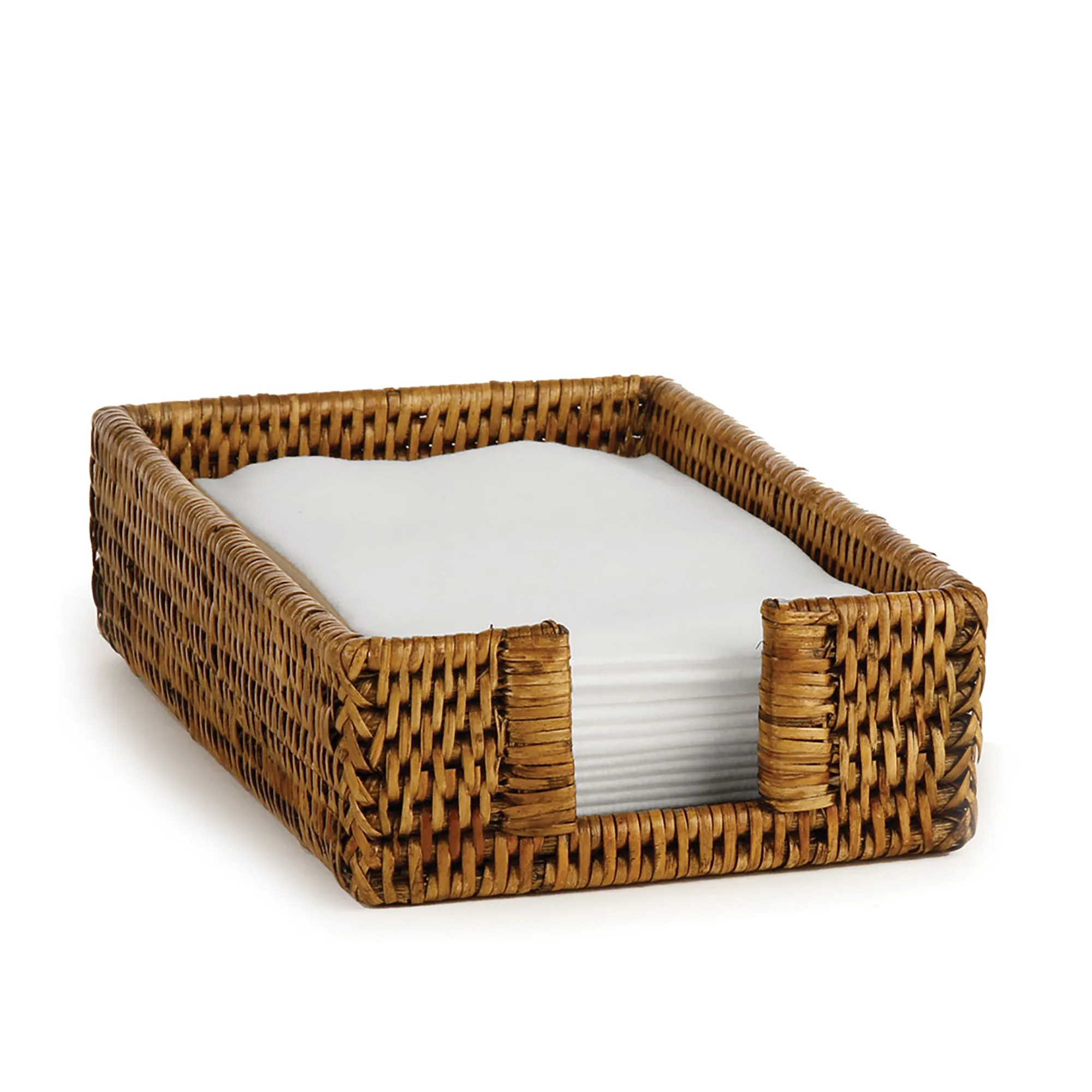 NAPA Home & Garden, BURMA RATTAN RECTANGULAR GUEST NAPKIN HOLDER,TN222