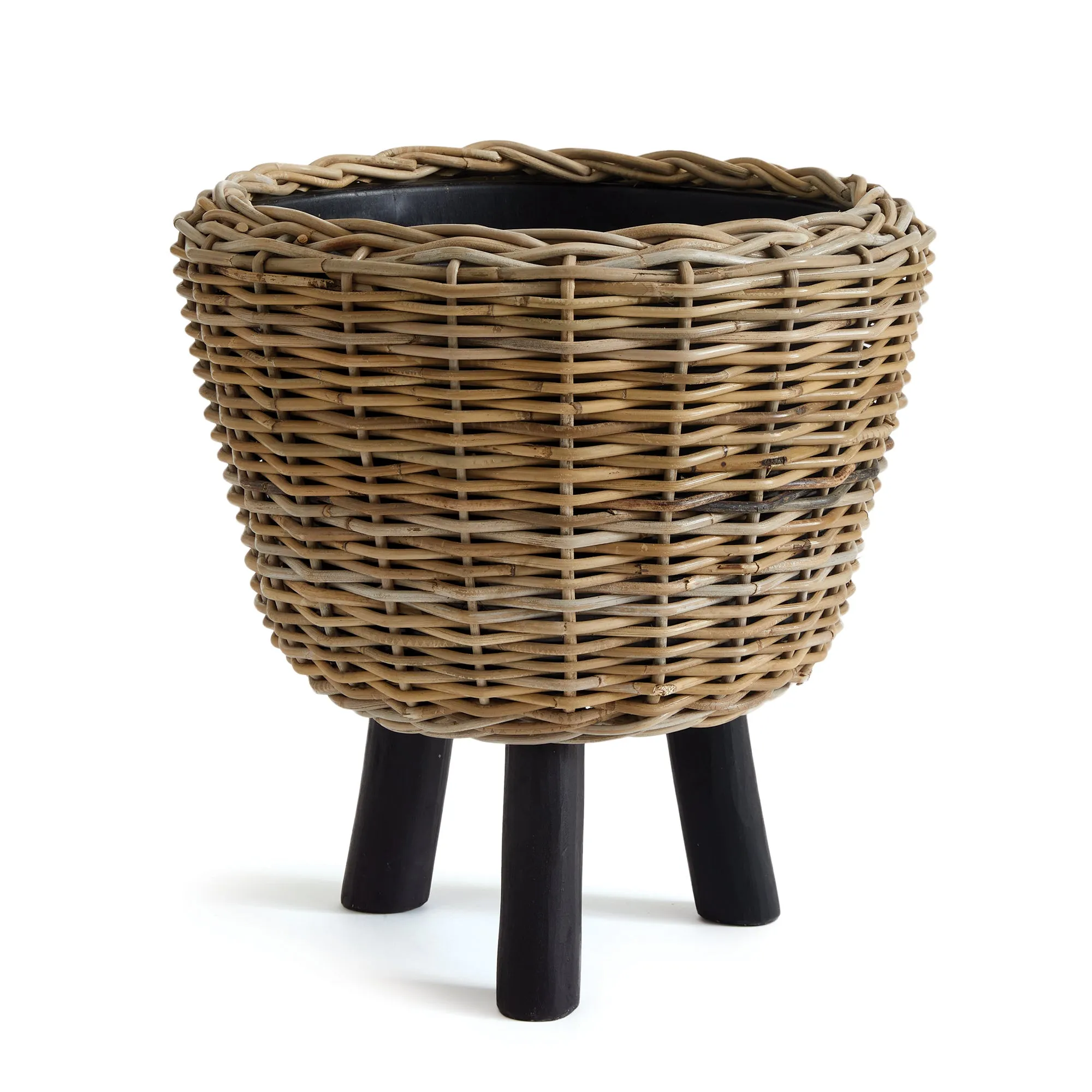 NAPA Home & Garden, WOVEN RATTAN DRY BASKET PLANT RISER 21.25",NNV427