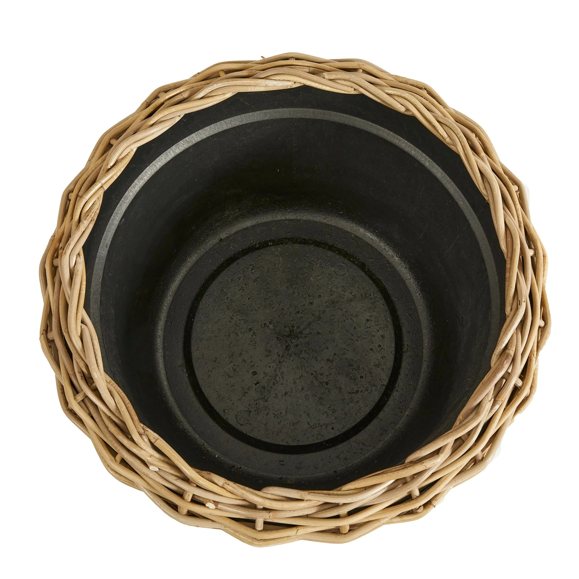 NAPA Home & Garden, WOVEN RATTAN DRY BASKET PLANT RISER 21.25",NNV427