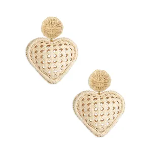 Natural Cane Hearts