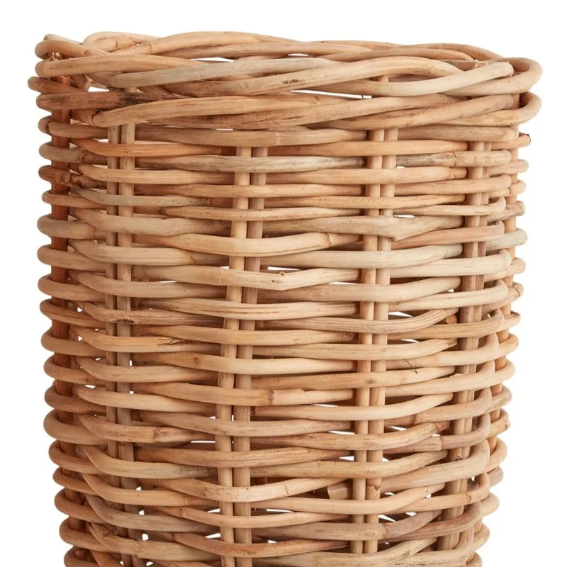 Natural Rattan Tall Basket