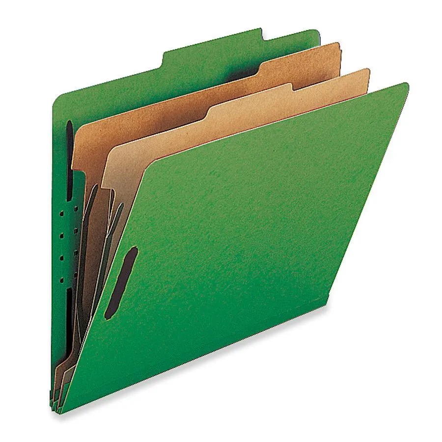 Nature Saver 2-divider Legal Classifciation Folders