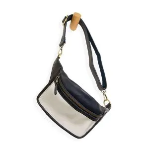 Navy/Clear Sylvie Sling/Belt Bag