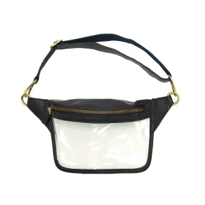 Navy/Clear Sylvie Sling/Belt Bag