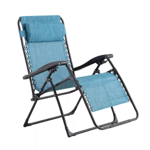 New Sonoma Goods For Life® Anti-Gravity Patio Lounge Chair in Teal! Retails $120 