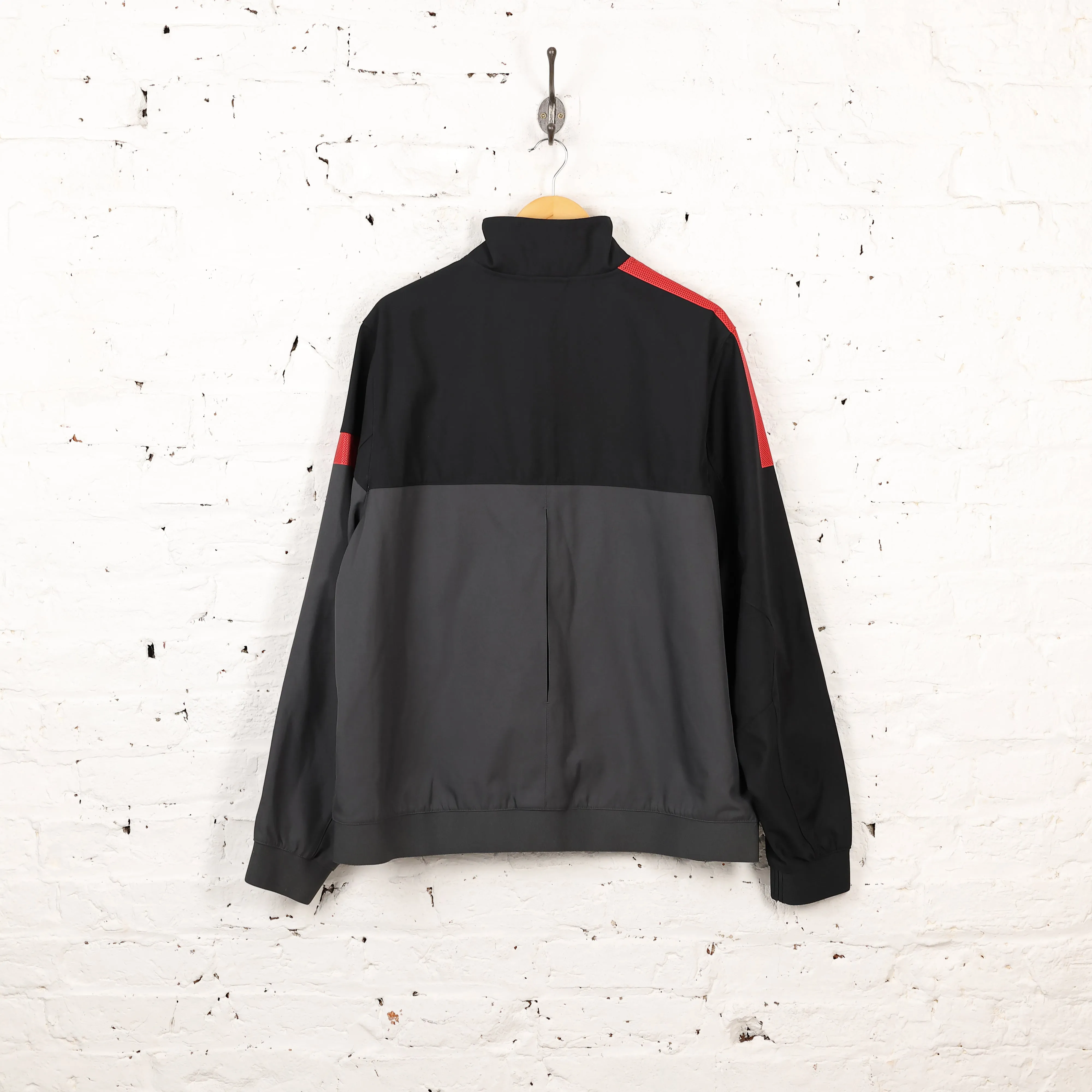 Nike Manchester United Tracksuit Top Jacket - Grey/Black - XL