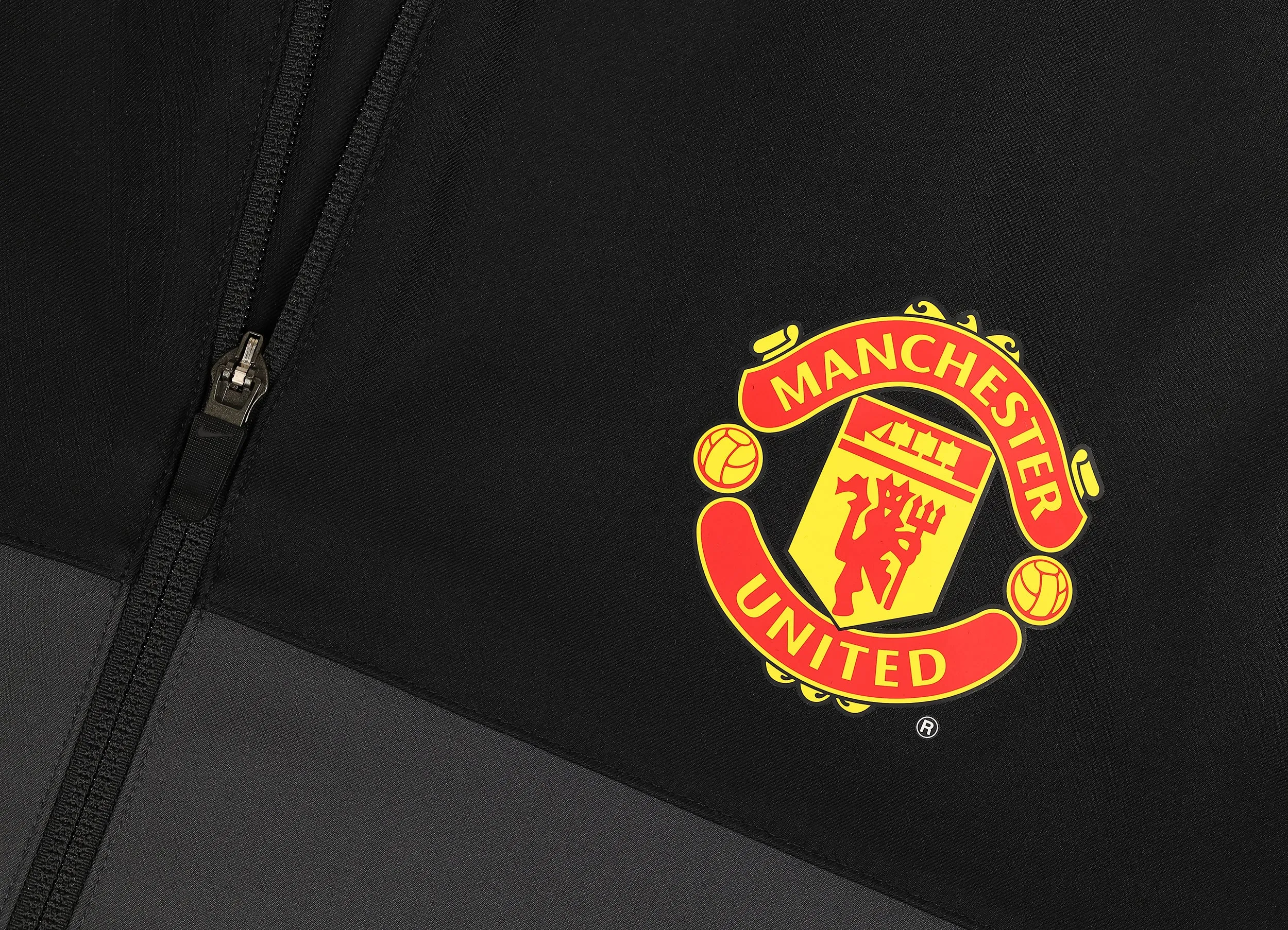 Nike Manchester United Tracksuit Top Jacket - Grey/Black - XL