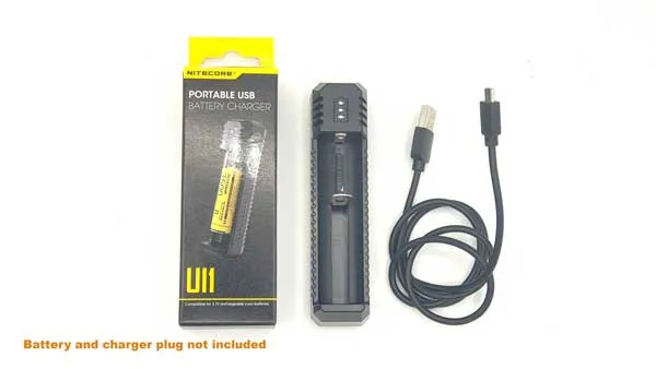 Nitecore Portable USB Battery Charger UI1 - For Third Party Batteries