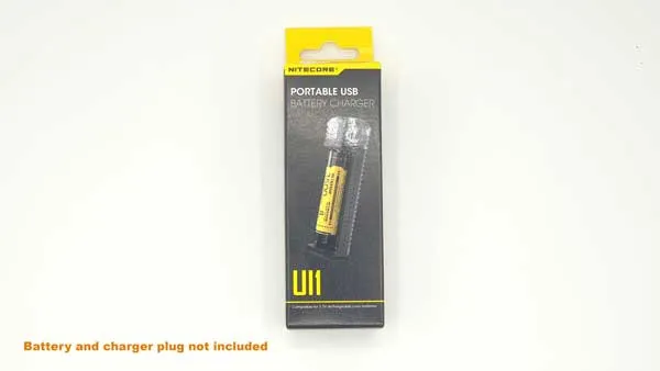 Nitecore Portable USB Battery Charger UI1 - For Third Party Batteries