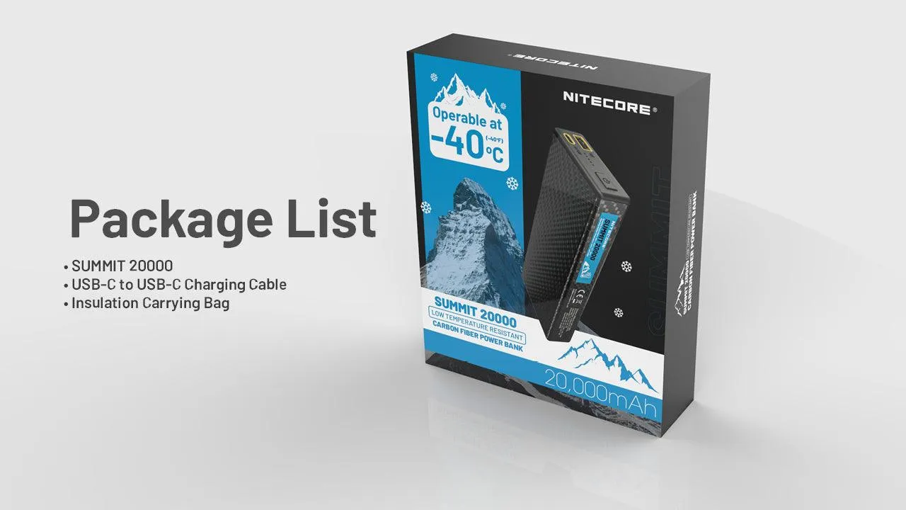 NITECORE SUMMIT 20000 Powerbank