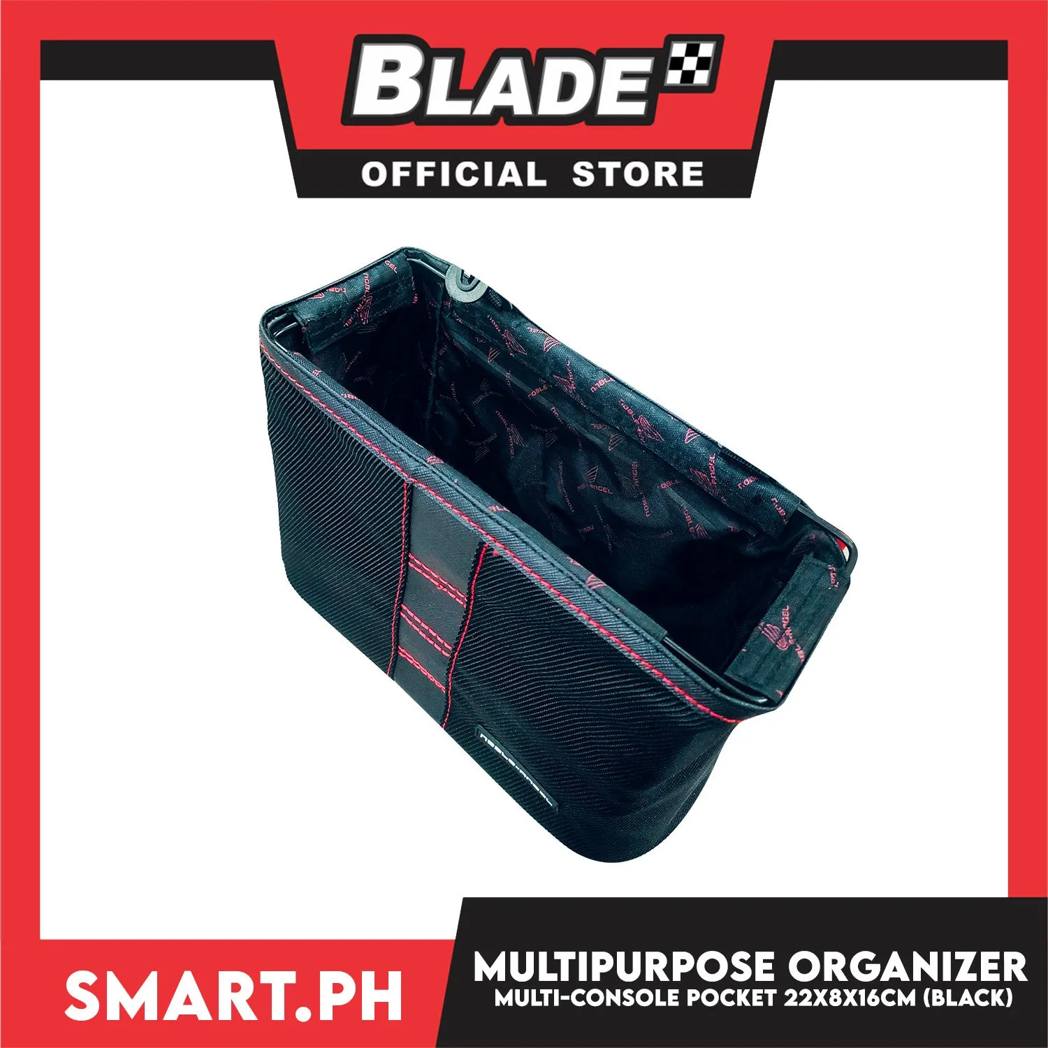 Noble Angel Multipurpose Organizer Console Pocket  (Black)